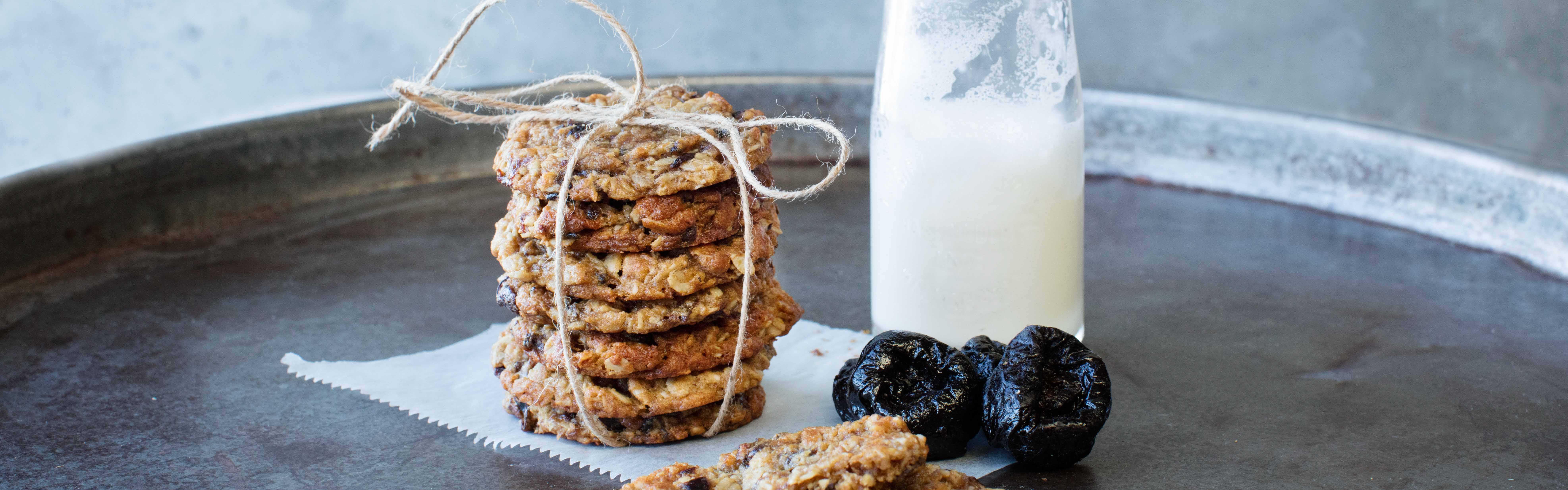 Anzac biscuits made even better with prunes