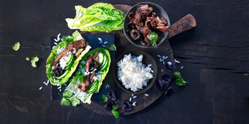 Using prunes in Korean bulgogi marinade in place of some of the sugar boosts the savory flavor of the meat and adds deeper dimension to the finished dish.