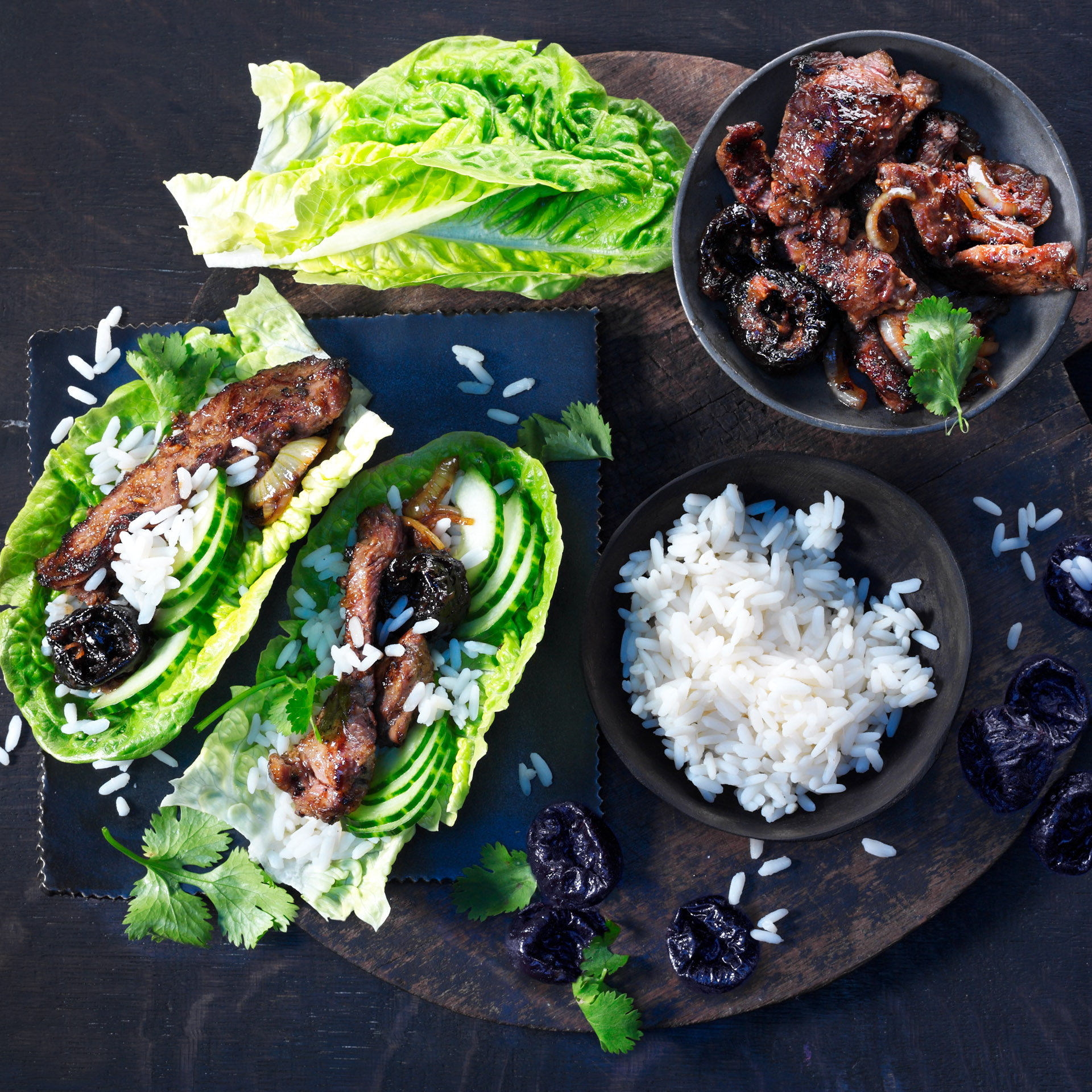 Using prunes in Korean bulgogi marinade in place of some of the sugar boosts the savory flavor of the meat and adds deeper dimension to the finished dish.