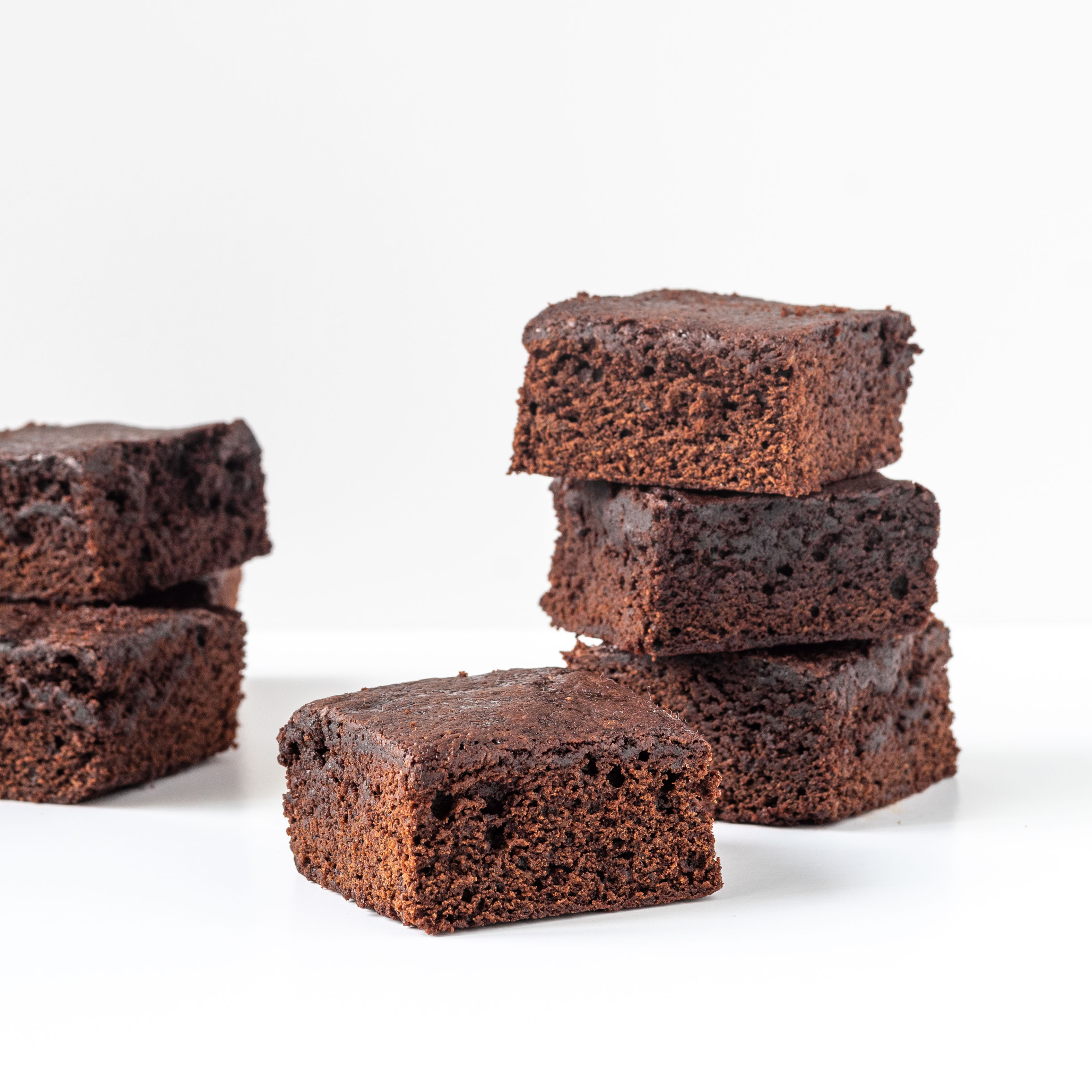 How to make fudgy brownies with less sugar and fat with Sunsweet prune puree and prune juice concentrate