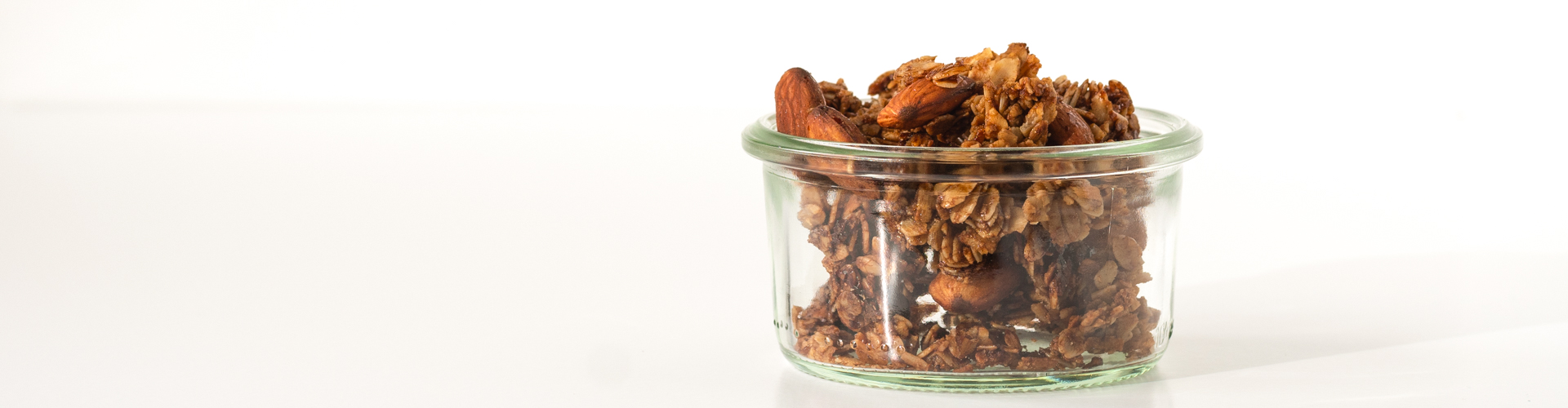 How to make chunky granola with less sugar and oil with Sunsweet prune juice concentrate