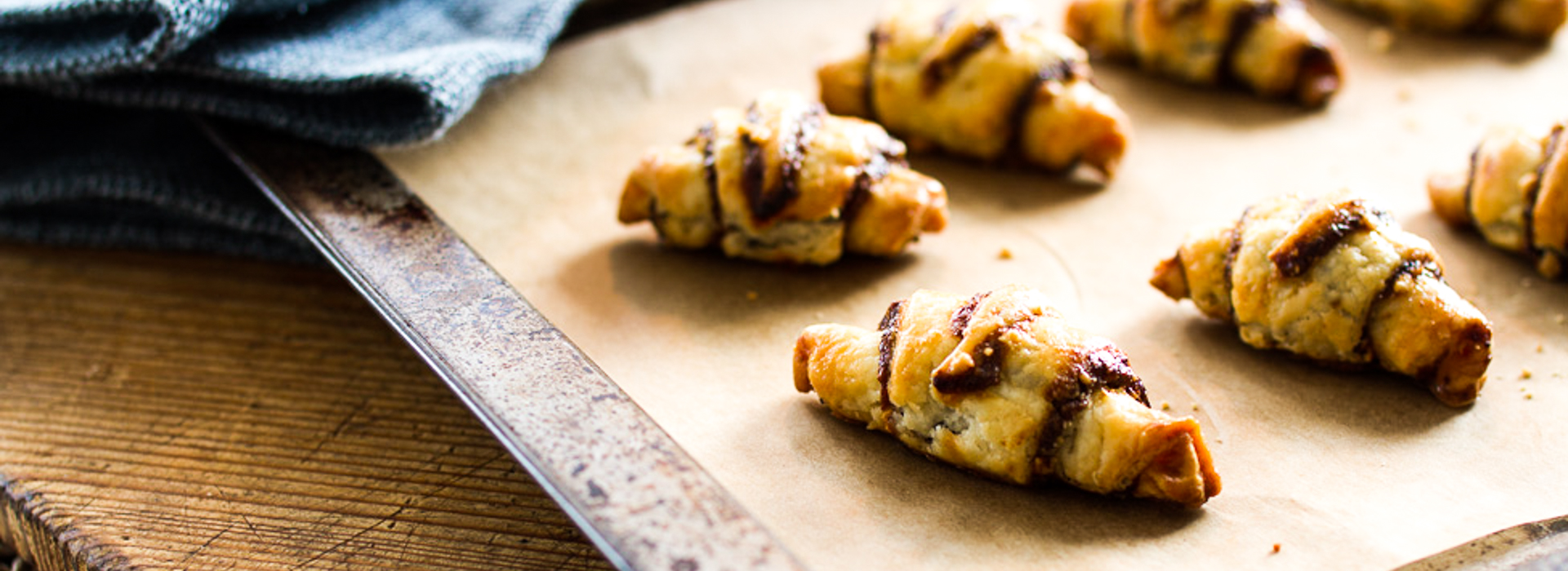 Rugelach can be filled with everything from chocolate to apricot jam, but prune is among the most classic filling choices, for good reason: the dried fruit counters the tanginess from the cream cheese in the pastry dough