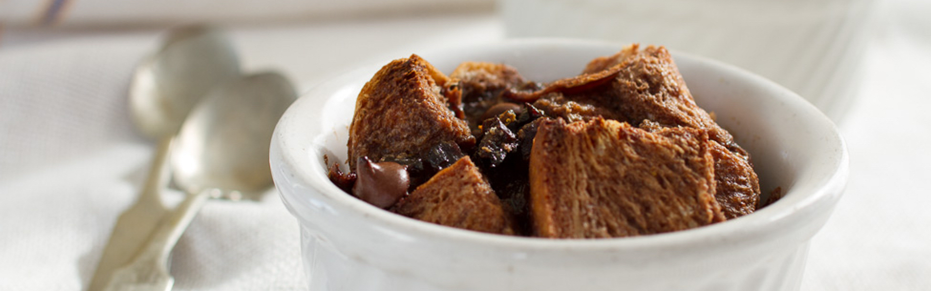 chocolate prune bread pudding