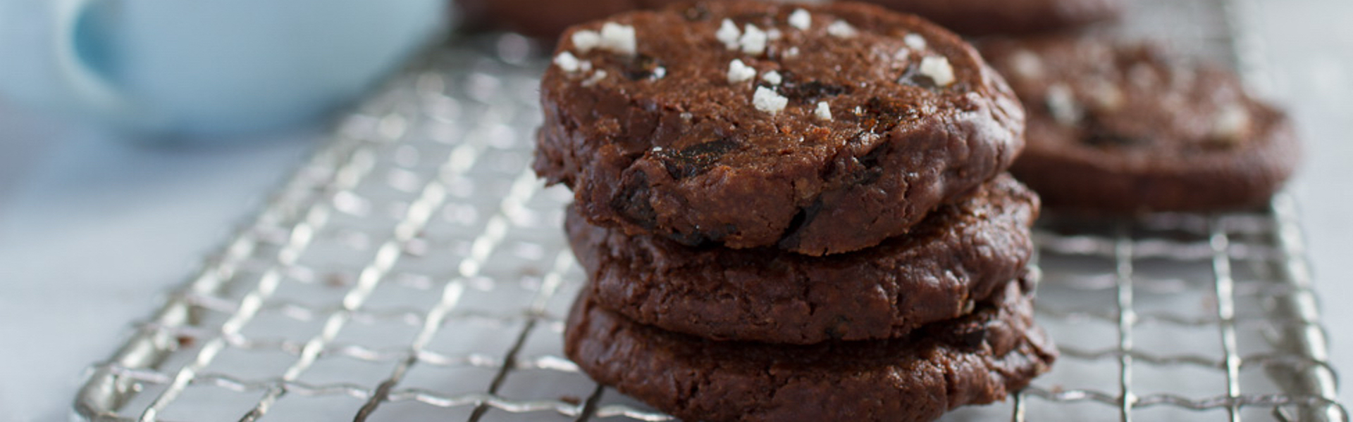 These salted chocolate shortbread are all about bittersweet chocolate, diced prunes, and cocoa powder. A sprinkle of sea salt on top draws out the flavor. 