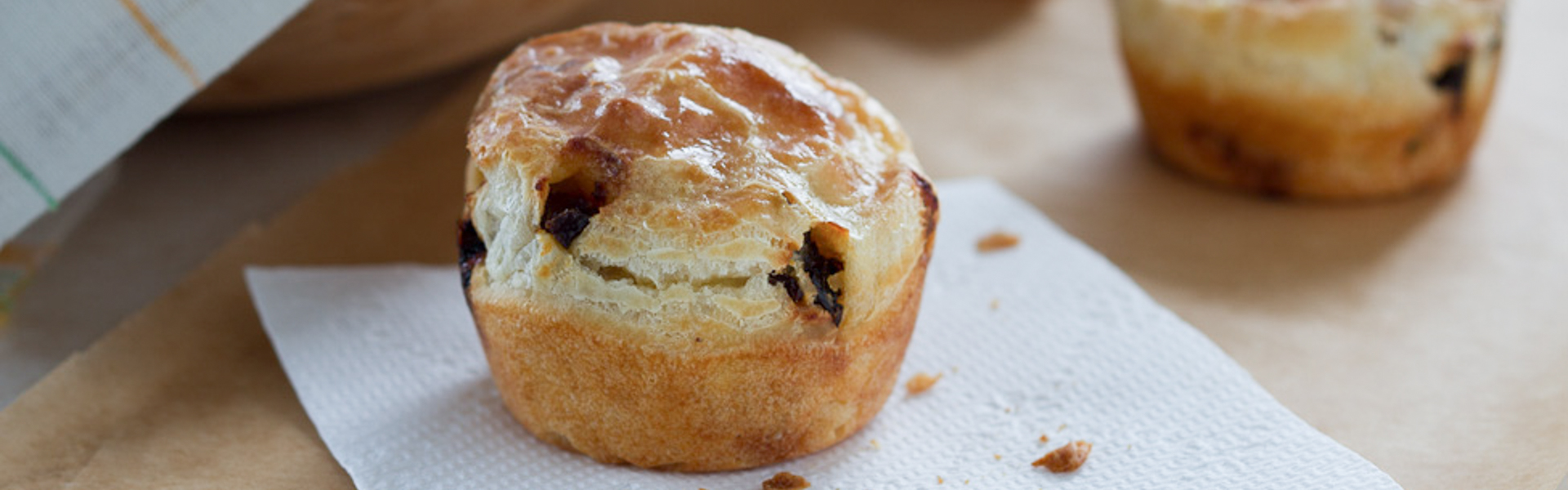 Gluten-free Brazilian cheese bread is a great base recipe for prunes. This chewy version uses goat cheese with prunes and is great with cheese plates.