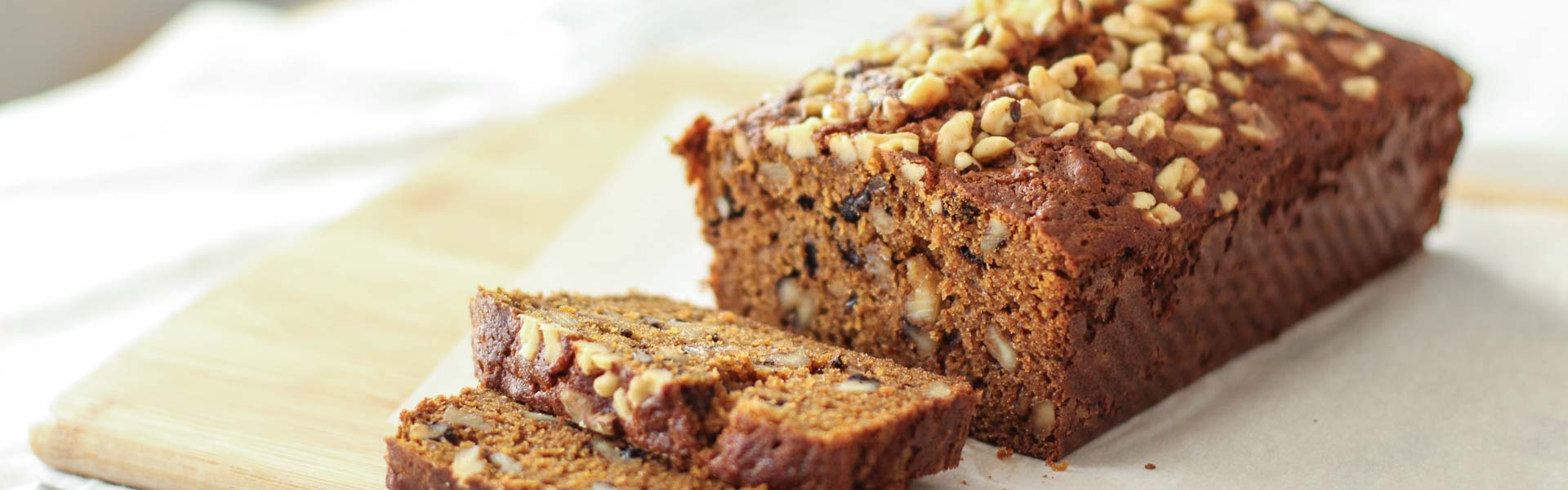 gluten free pumpkin spice walnut bread