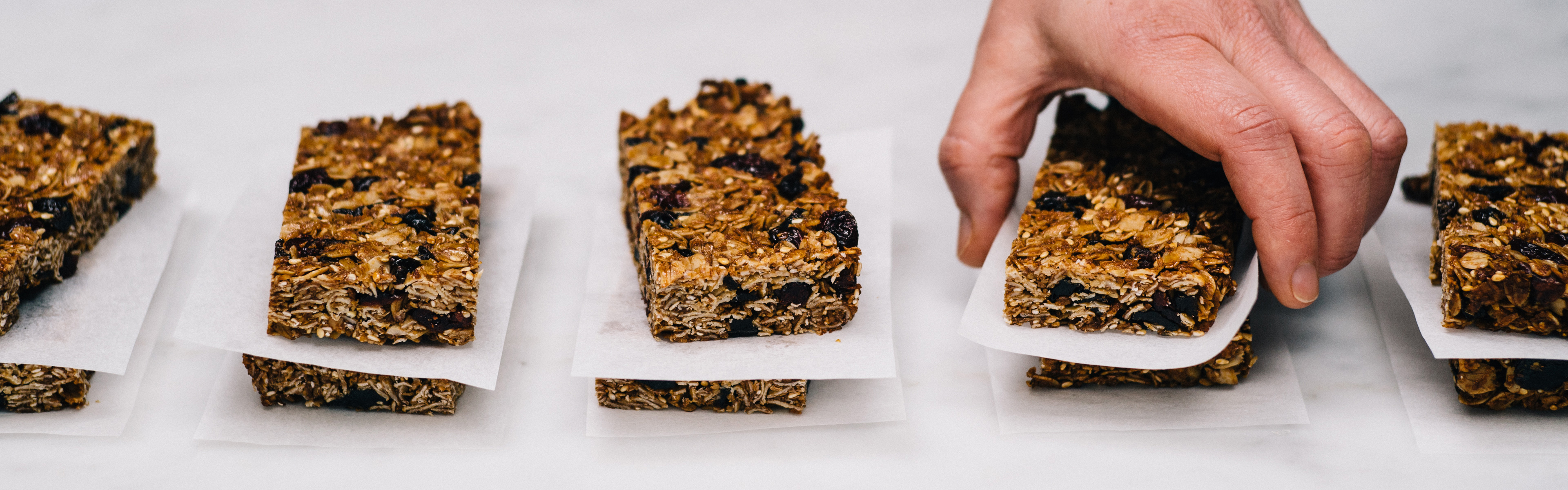 Flaxseed meal packs these classic granola bars with nutrition while prune juice concentrate, diced prunes, coconut, and sesame seeds add great flavor.