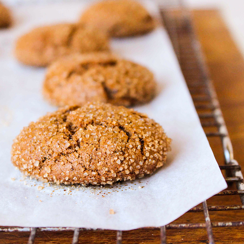 Ginger Crinkle Cookies