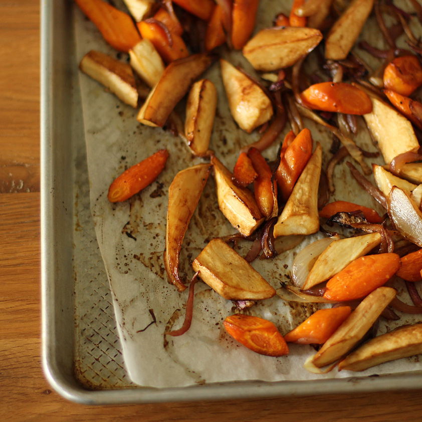 Roasted Vegetables with Balsamic Glaze