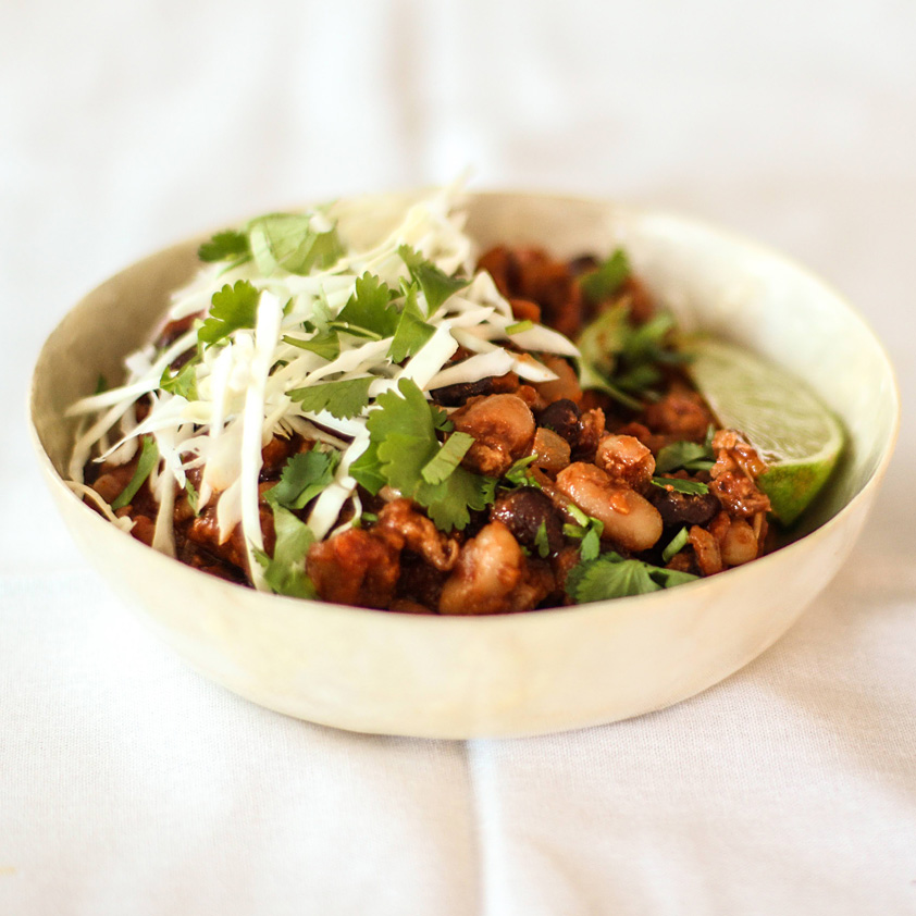 Spicy Turkey and Black Bean Chili