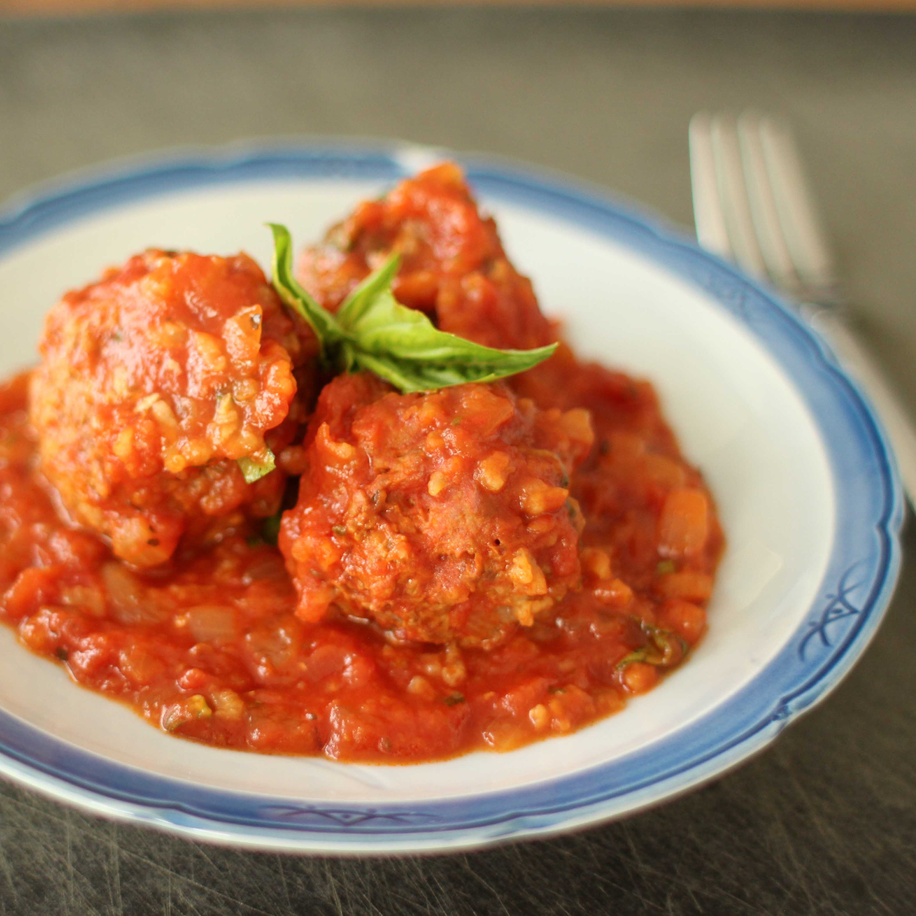 <p>Mixing prune puree into gluten-free meatballs helps bind the mixture together while improving flavor.</p>
