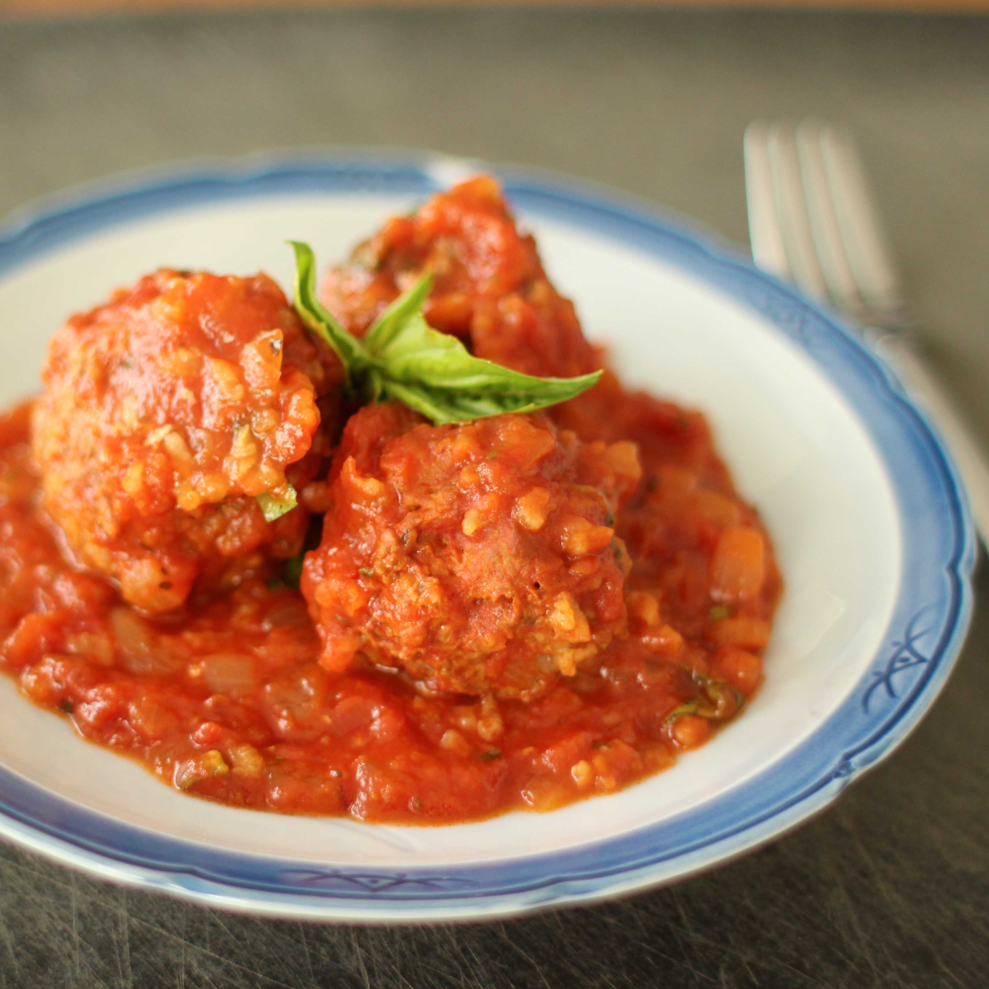 Turkey and Rice Meatballs